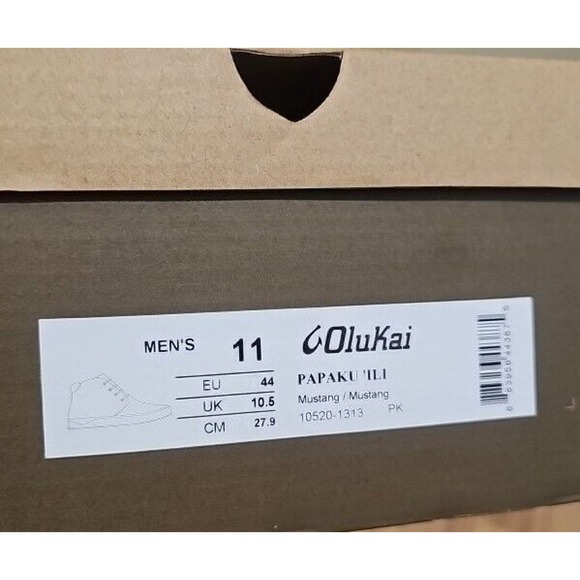 Olukai Boots Mens 11 Papaku Ili Mustang NEW
